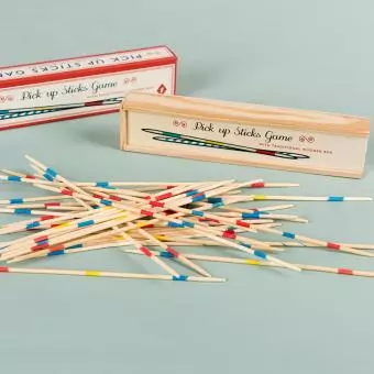 Wooden Pick Up Sticks Game
