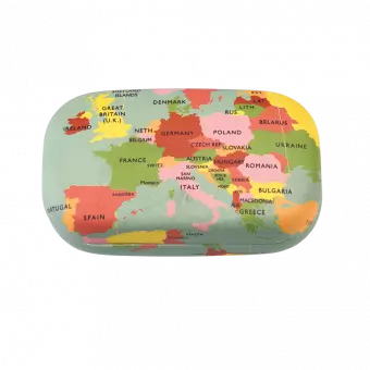World Map Mini Travel Case