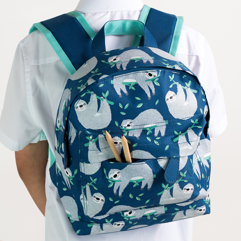 Sloth Preppy Backpack Sydney The Sloth Mini Backpack | Rex London