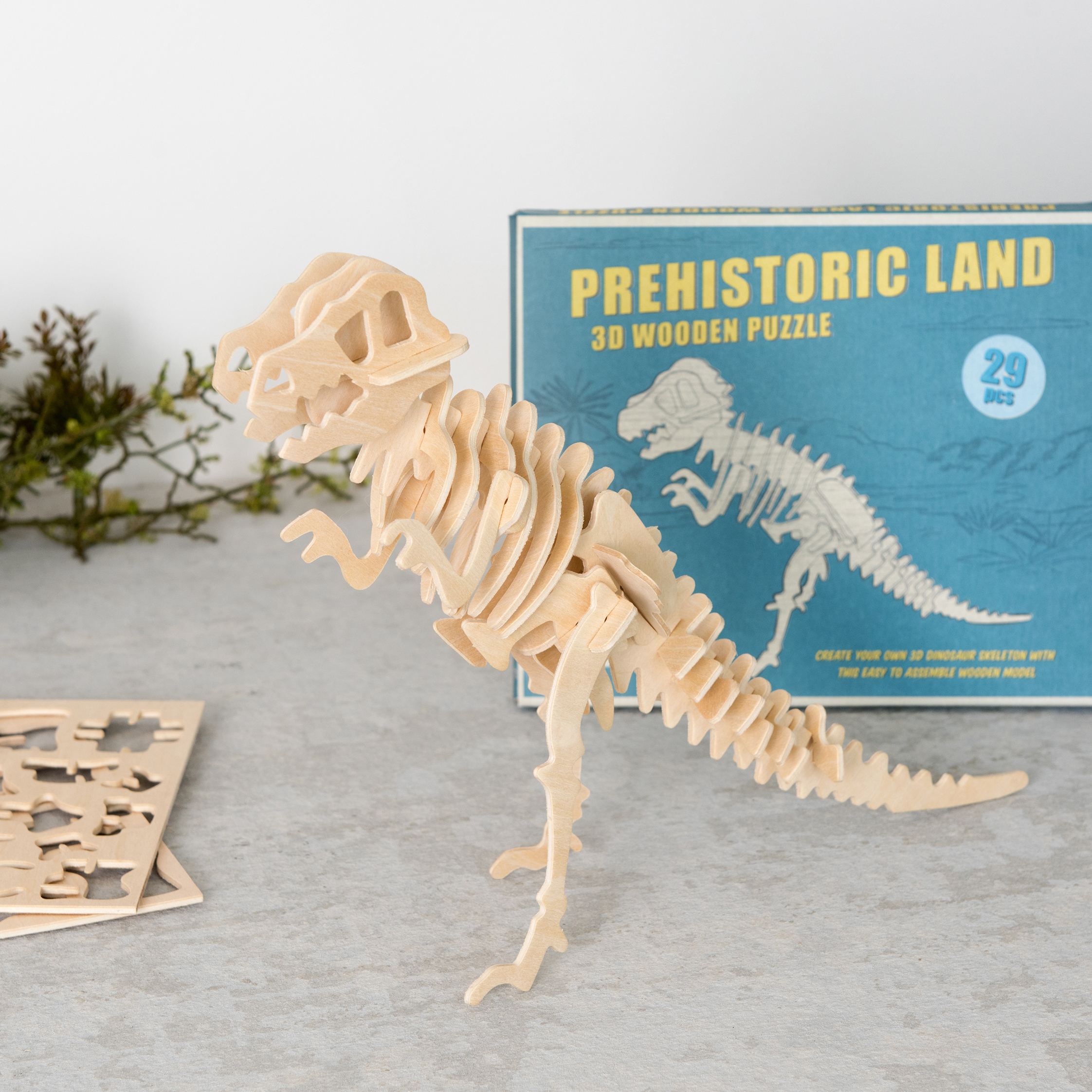3D wooden puzzle Tyrannosaurus Rex London