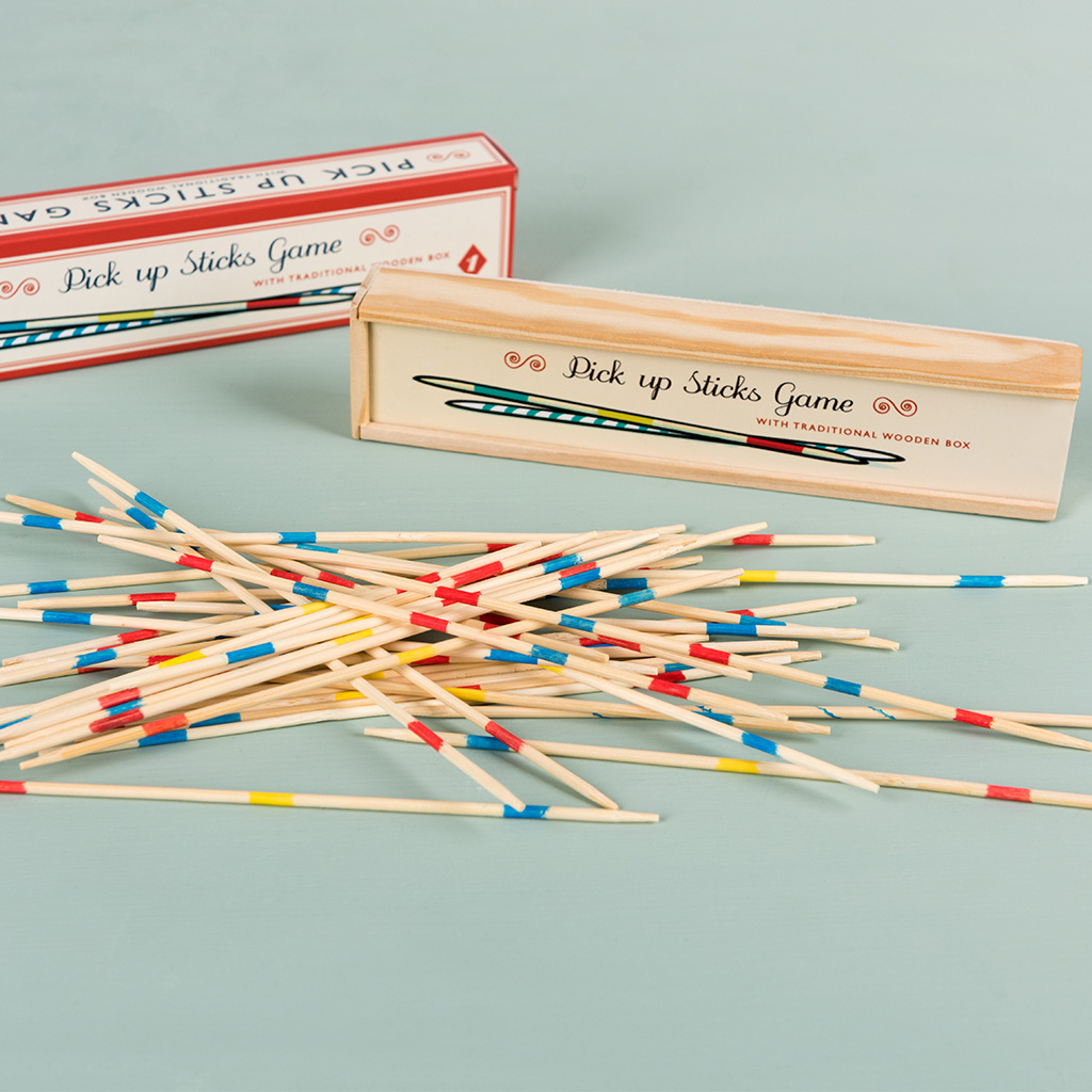 Wooden pick up sticks game | Rex London