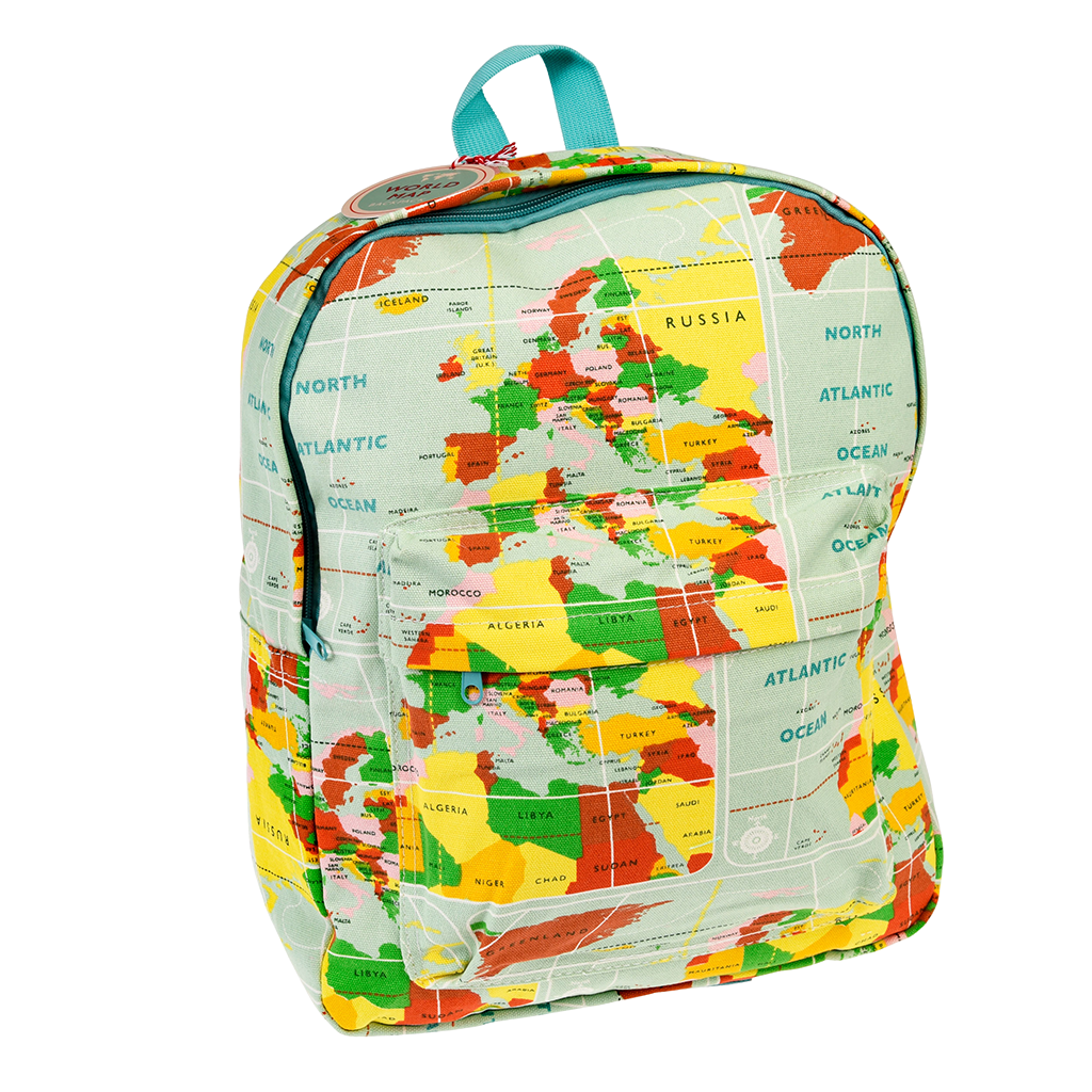 WORLD MAP BACKPACK | Rex London