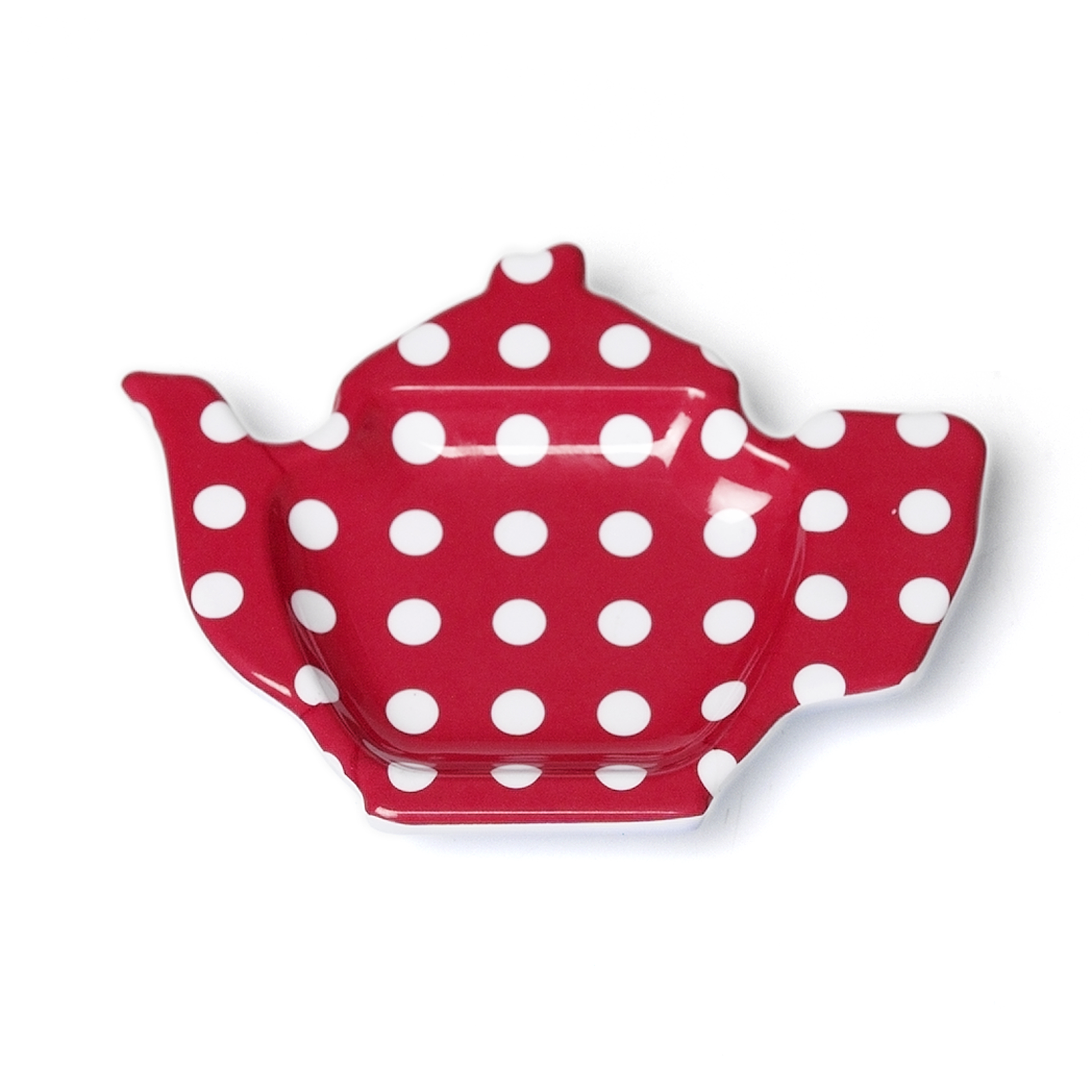 Tea Bag Plate Red Retrospot Rex London