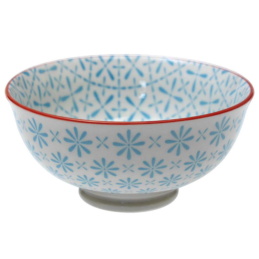 Japanese Blossom Bowl Blue Trellis Rex London