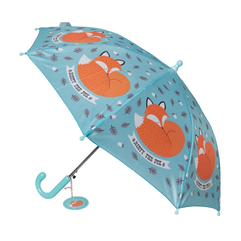 Rusty The Fox Children's Umbrella Rex London