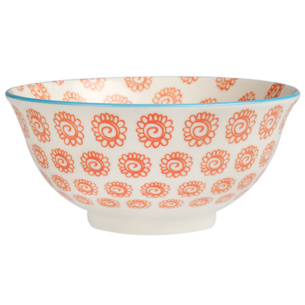 Large Japanese Bowl Sunflowers Rex London