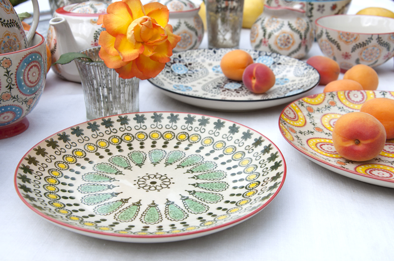 Birthday Stoneware Cake Plate Birthday Stoneware Cake Plate