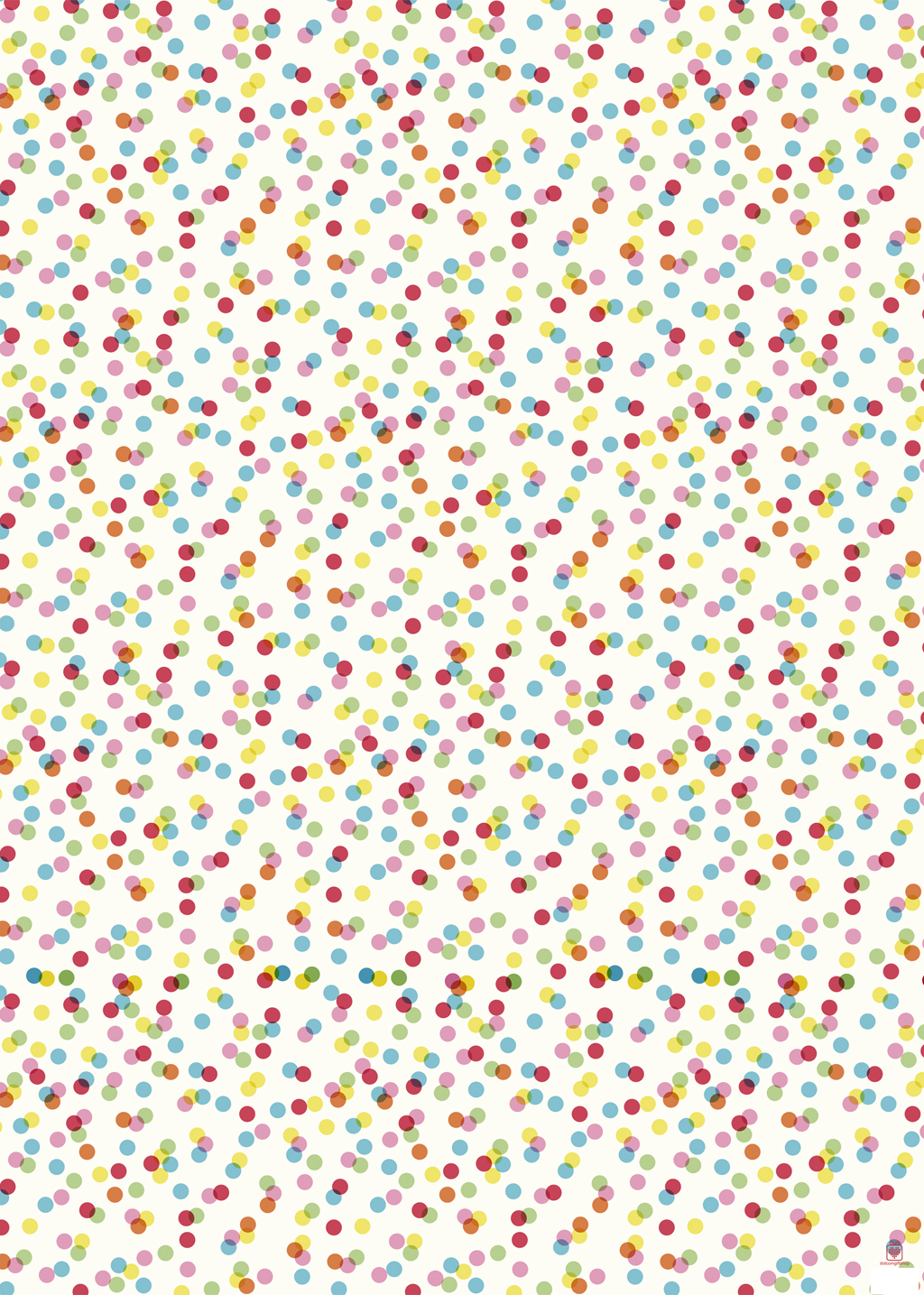 Confetti Wrapping Paper (5 Sheets) Rex London