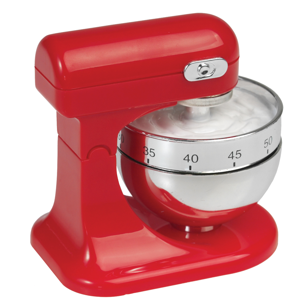 Red Food Mixer Kitchen Timer Rex London