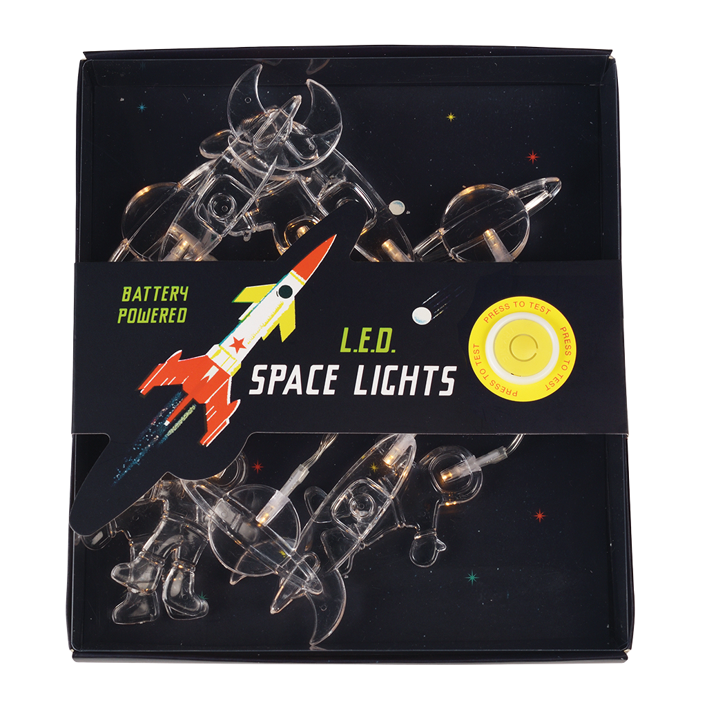 String Of Led Space Rocket Lights Rex London