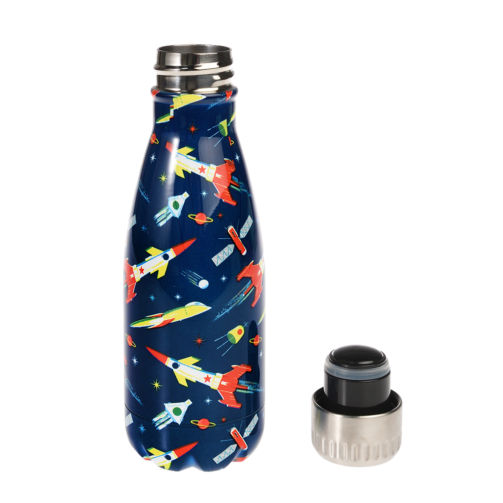 Kleine Edelstahl-Trinkflasche Mit Clip – Doppelwandig, Isoliert & Auslaufsicher Für Unterwegs