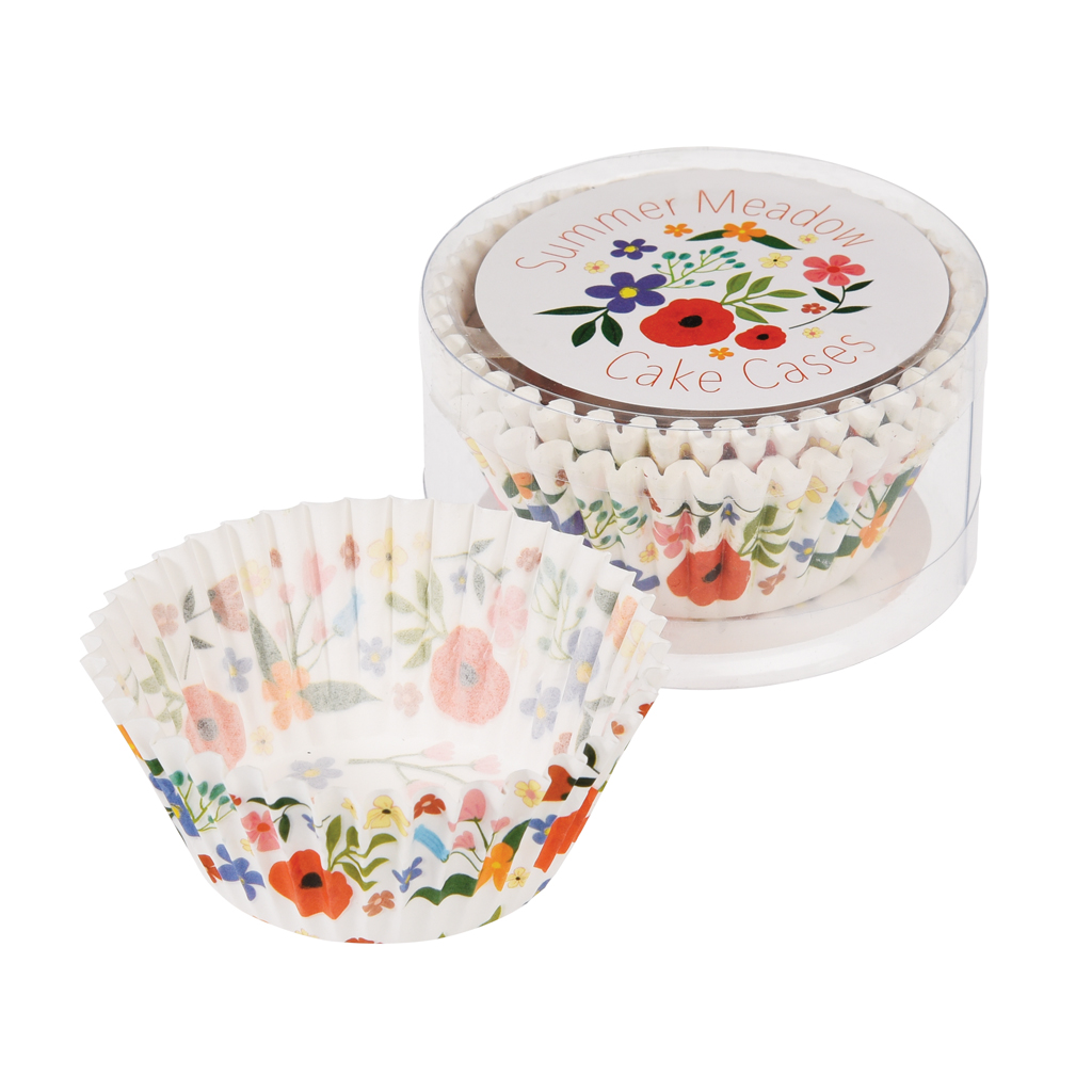 50 Summer Meadow Cake Cases Rex London