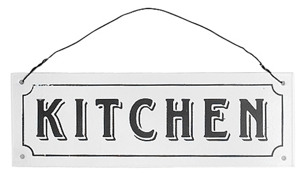 Kitchen Metal Sign Rex London