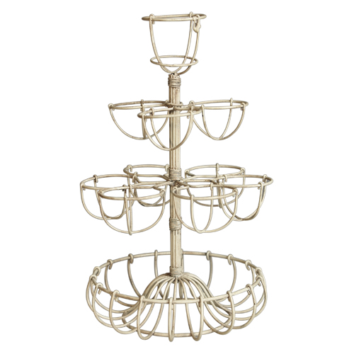 White Wire Egg Holder Rex London