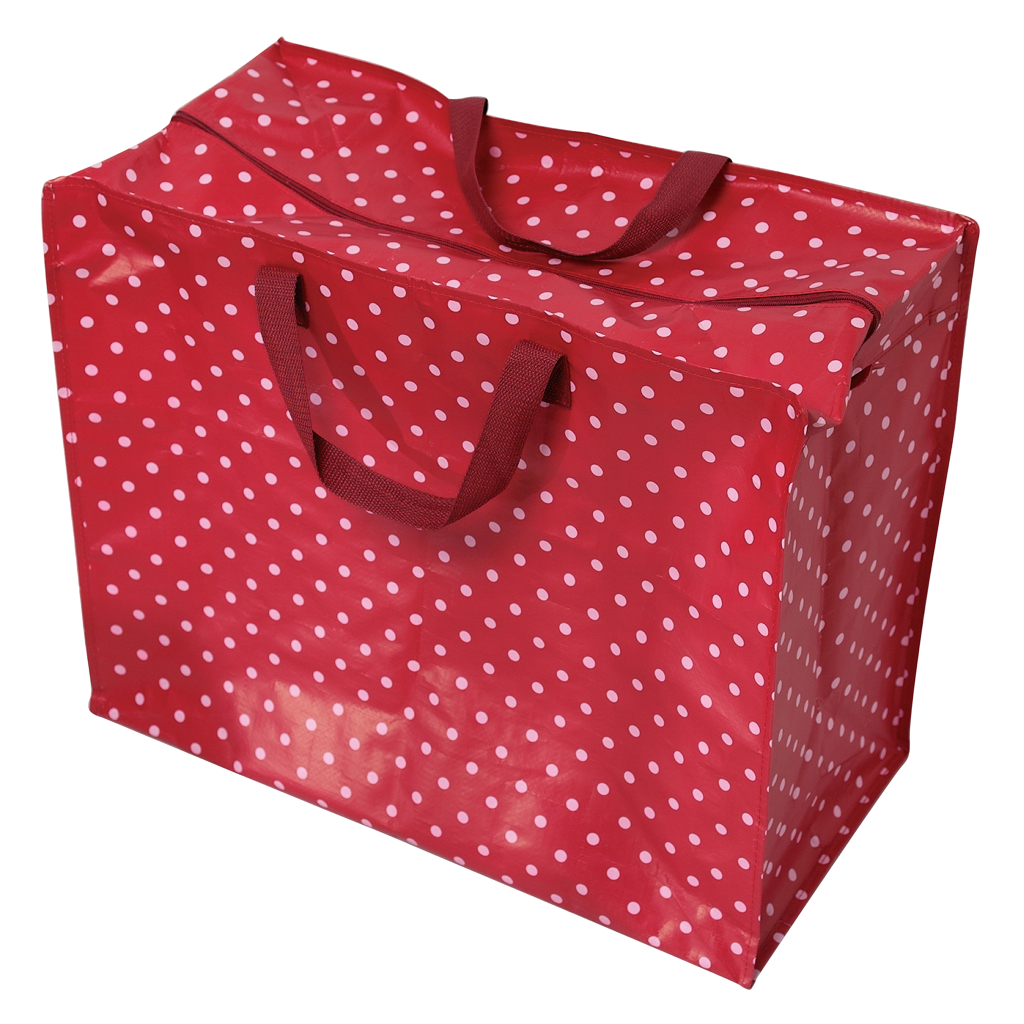 Red Retrospot Design Jumbo Storage Bag Rex London