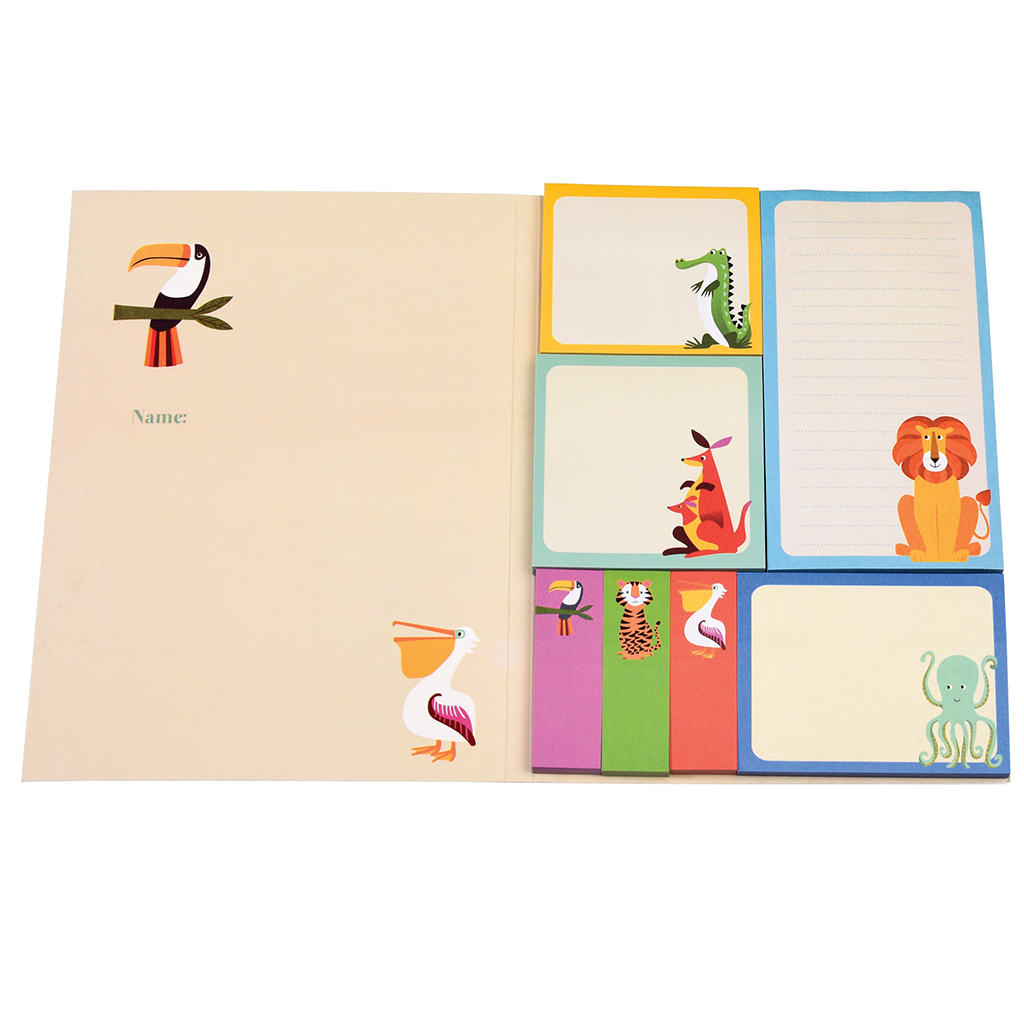 Colourful Creatures Memo Pads Rex London