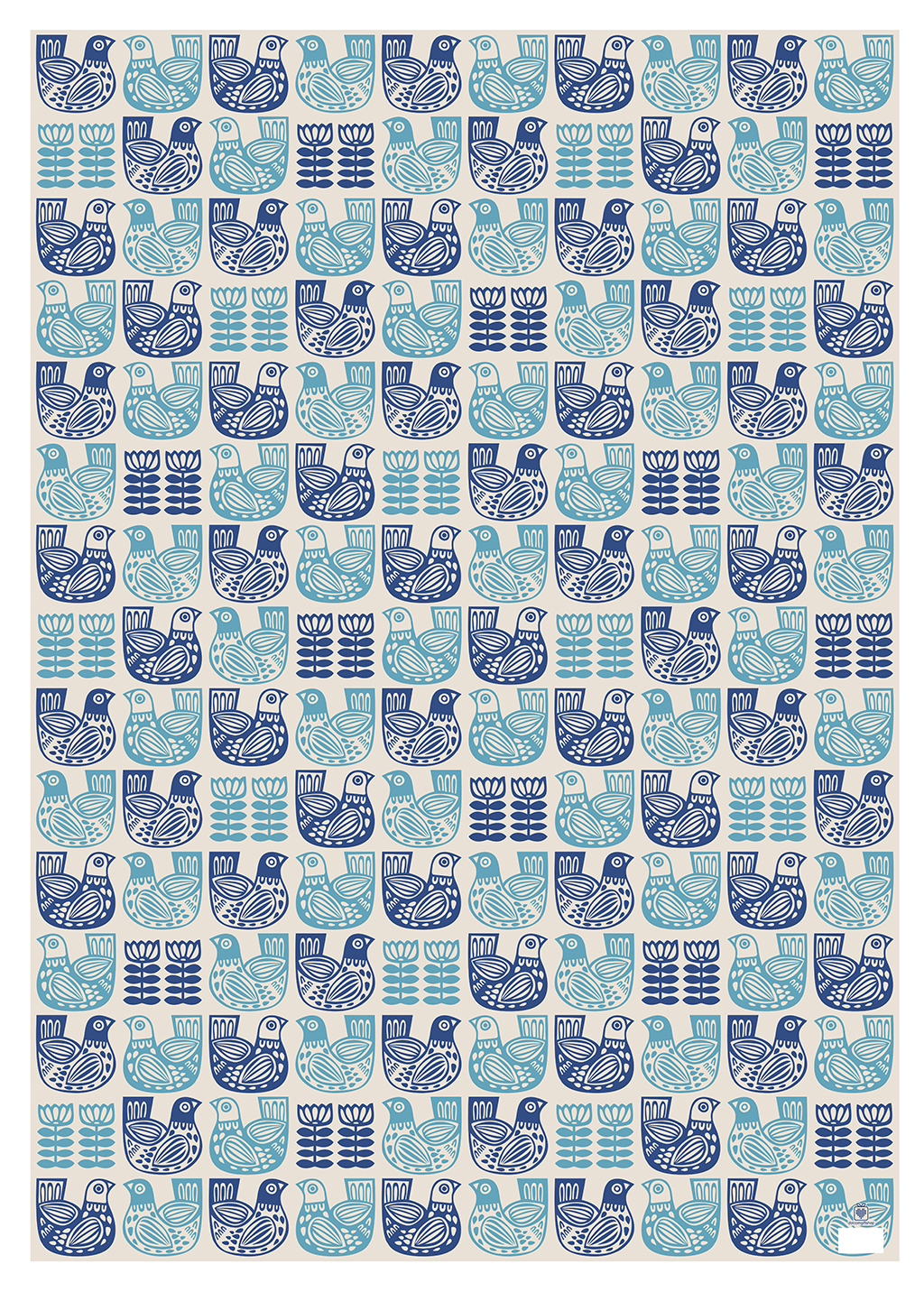 Folk bird t wrap