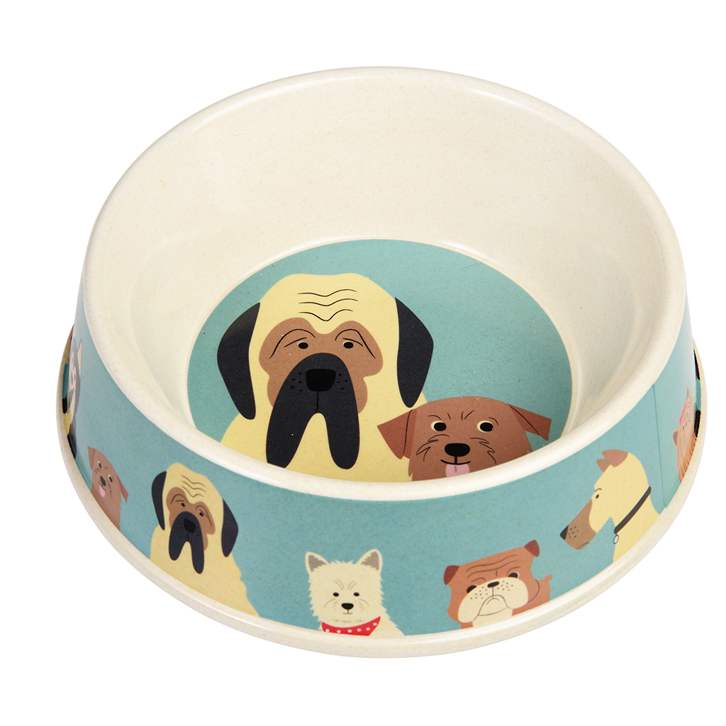 Best In Show Bamboo Dog Food Bowl Rex London