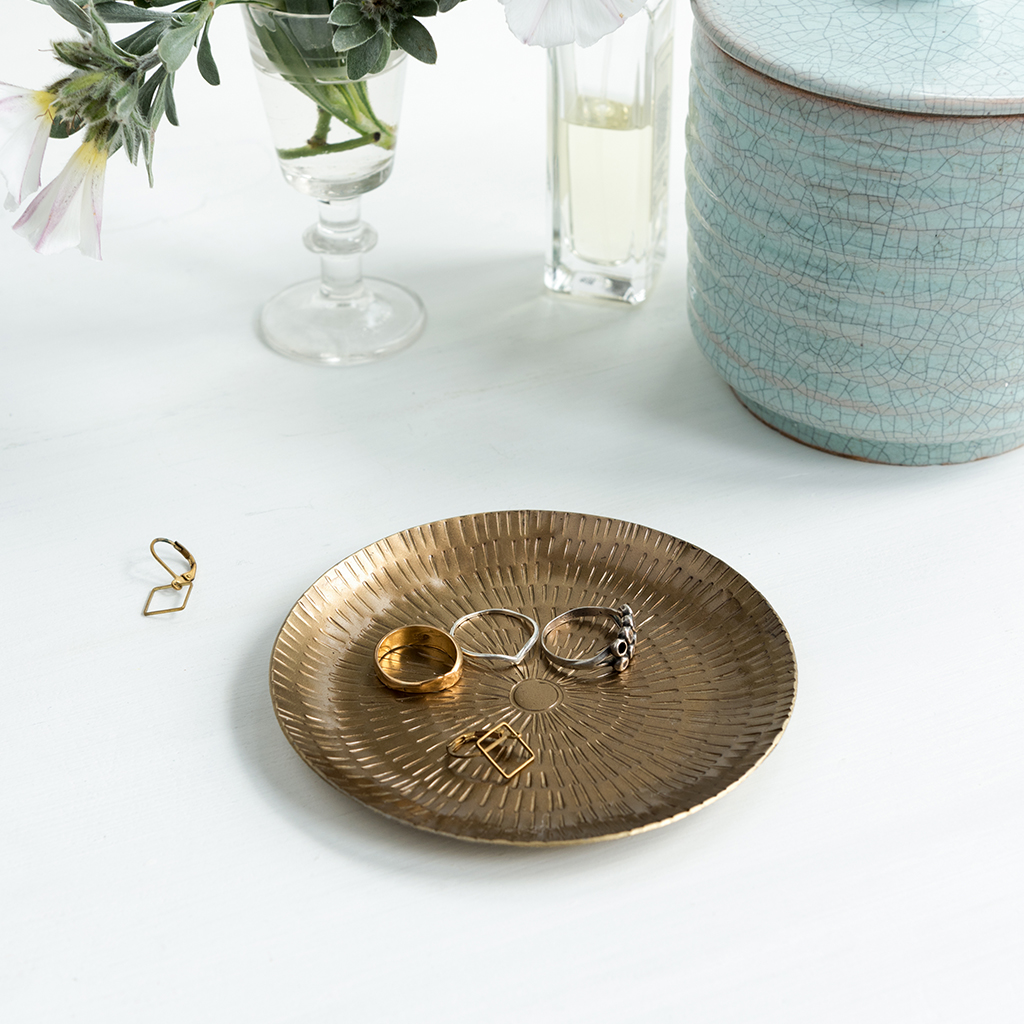 Brass Jewellery Dish Rex London