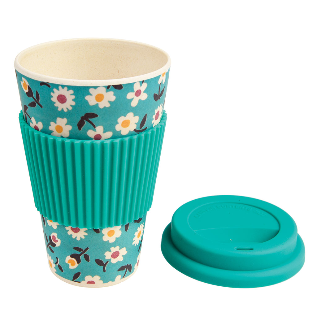 Daisy Bamboo Travel Mug Rex London