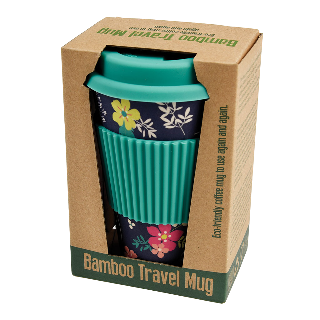 Ditsy Garden Bamboo Travel Mug Rex London