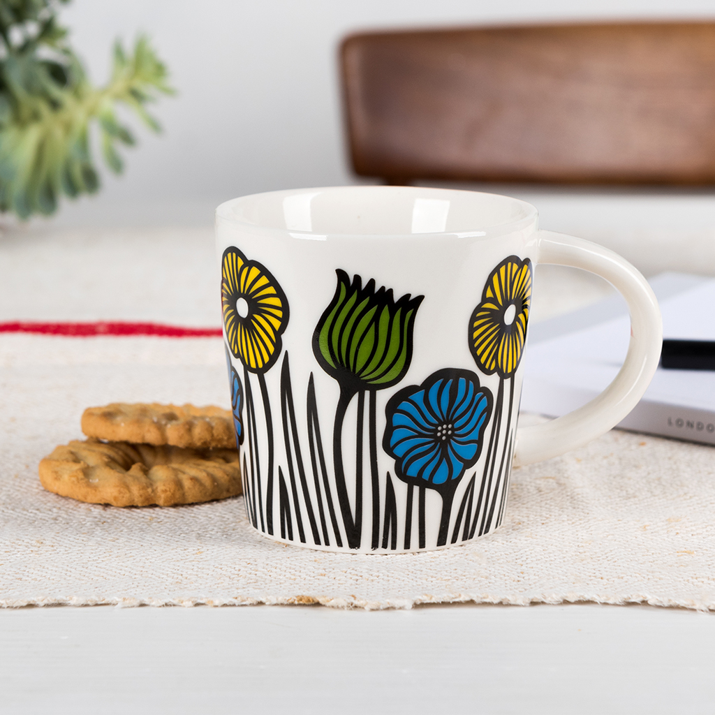 Garden Flowers Porcelain Mug Rex London