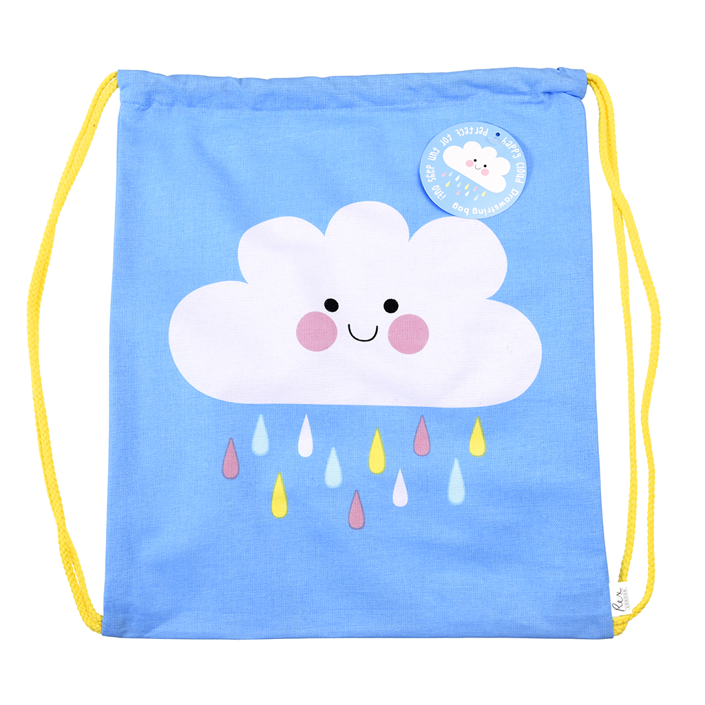 Happy Cloud Drawstring Bag | Rex London