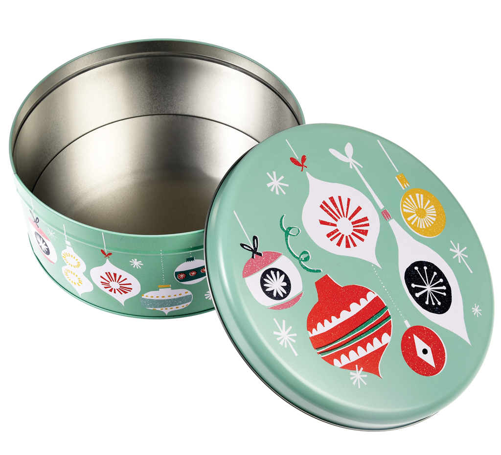 Jolie Noel Christmas Cake Tin Rex London