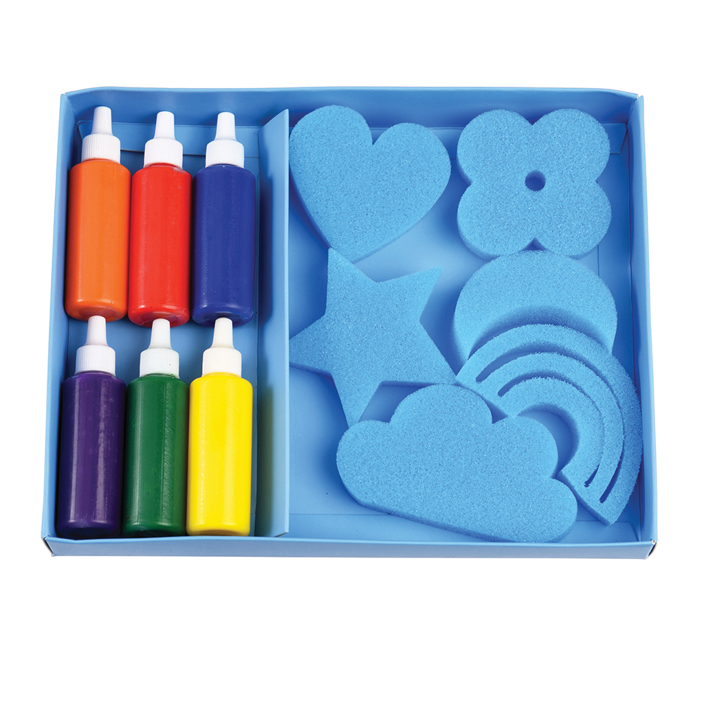 Magic Rainbow Sponge Painting Set Rex London