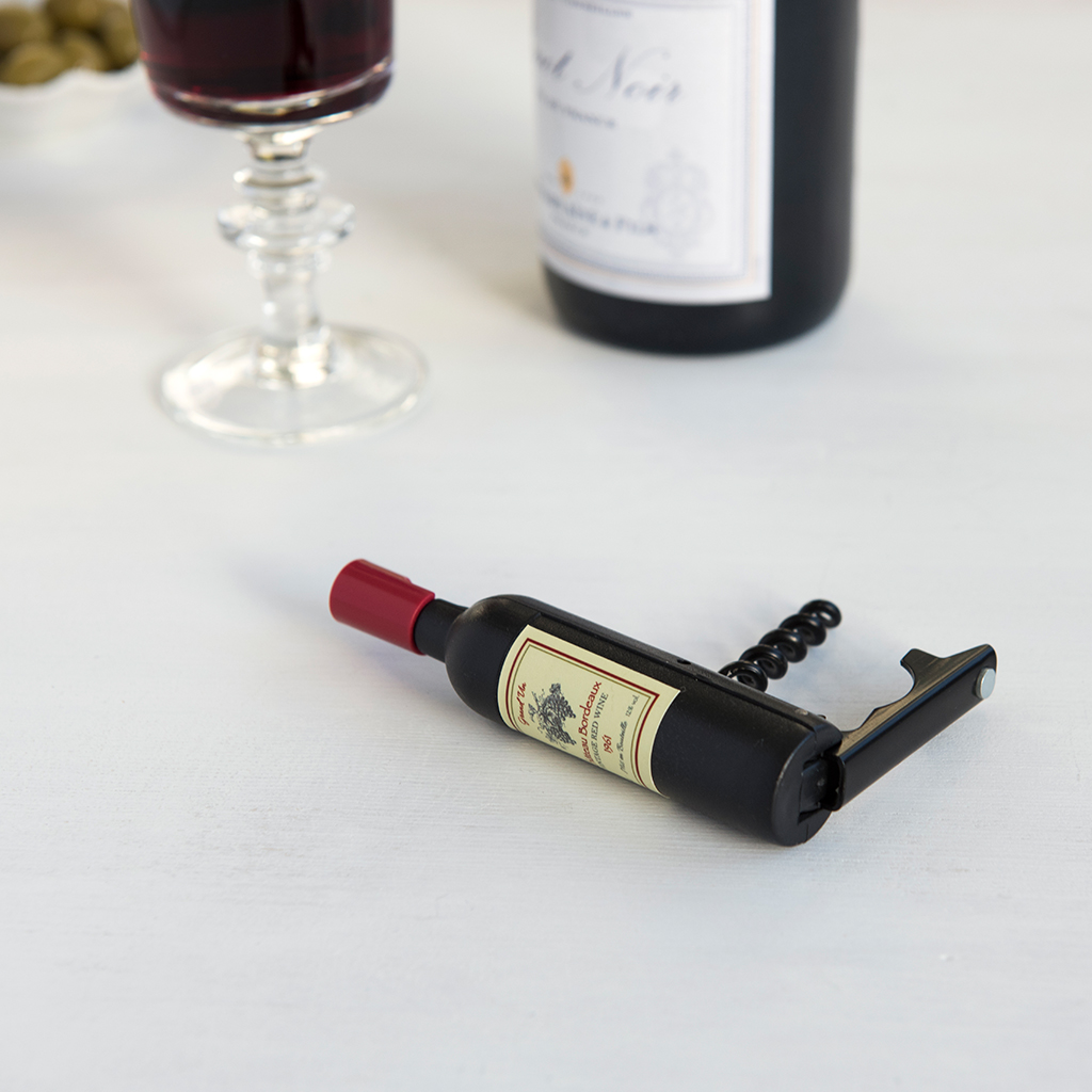 Wine Bottle Corkscrew & Bottle Opener Rex London