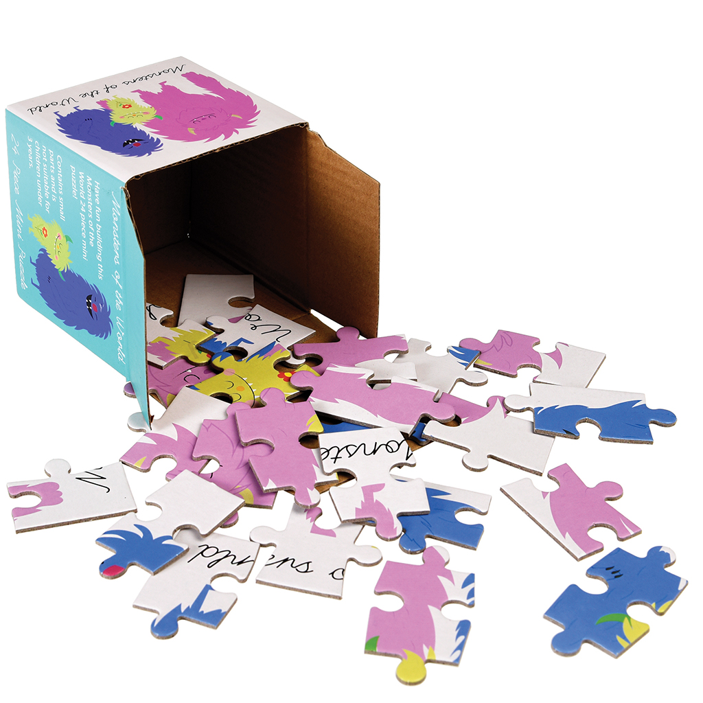 Mini Puzzle 24 Pieces Monsters Of The World Rex London (anciennement