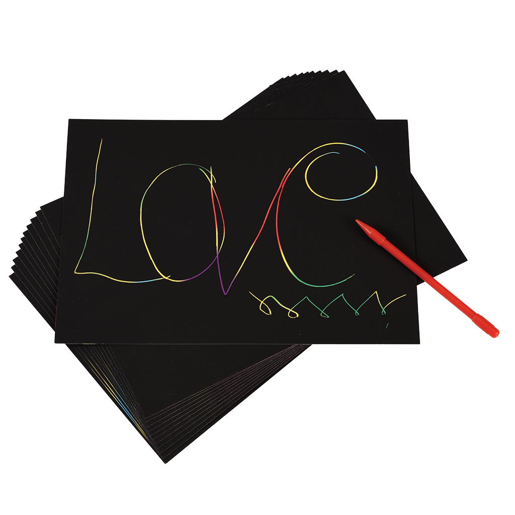 Rainbow Scratch Art Kit Rex London