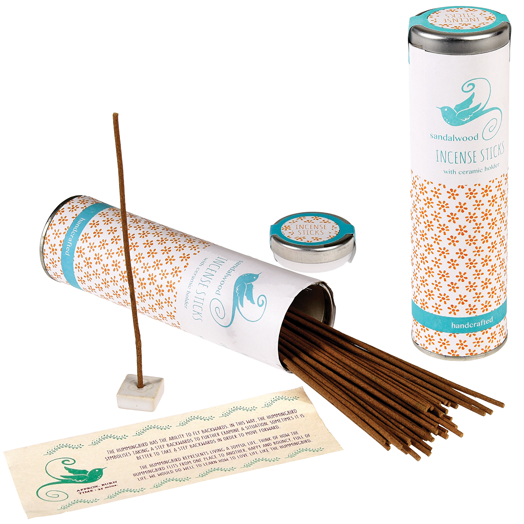 Sandalwood Incense In A Tin (50 Sticks) Rex London