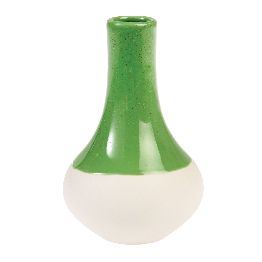 Small Sage Green Dipped Vase Rex London