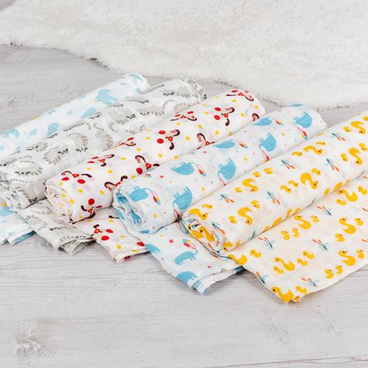 Little Ducks Swaddling Blanket Rex London