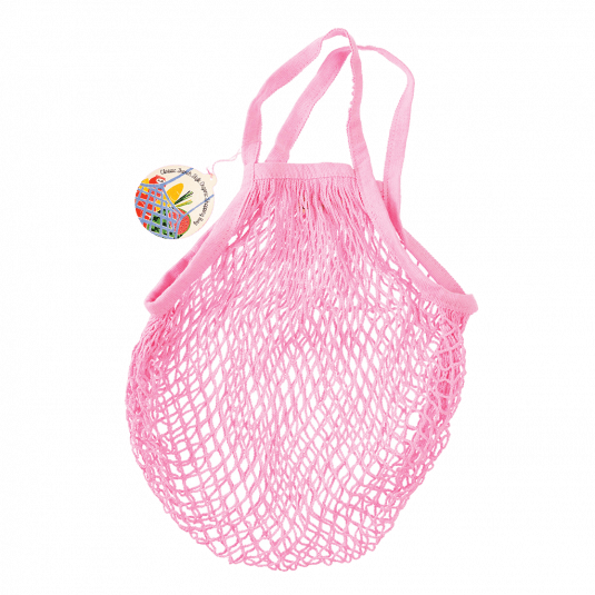 Rex London BABY PINK ORGANIC COTTON STRING BAG