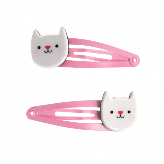 pink hair clips