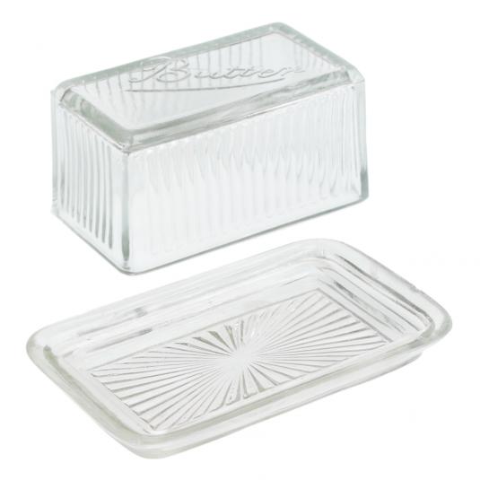 Glass Butter Dish Rex London