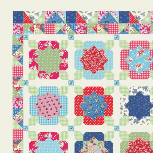 5 Sheets Of Vintage Quilt Wrapping Paper Rex London