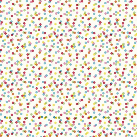 confetti wrapping paper 5 sheets rex london dotcomgiftshop