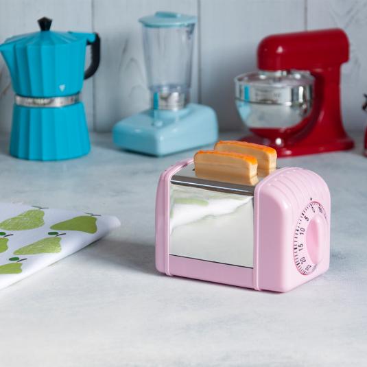 Pink Toaster Kitchen Timer Rex London Dotcomgiftshop