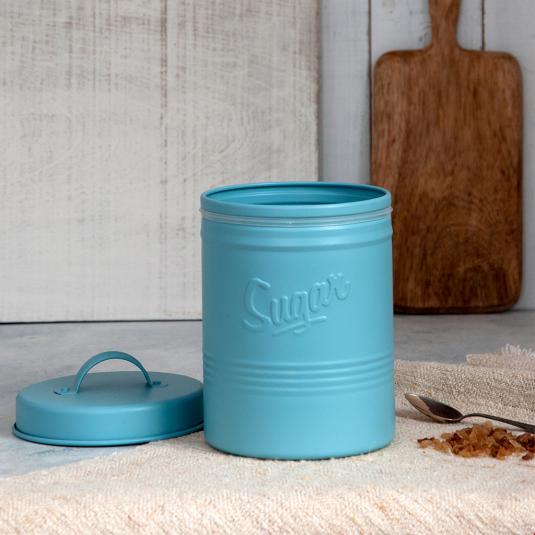 Forties Style Embossed Sugar Tin Rex London