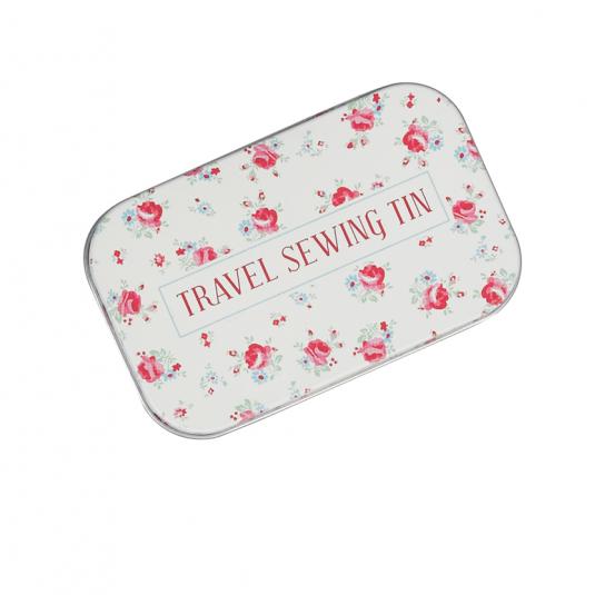 La Petite Rose Travel Sewing Tin Rex London