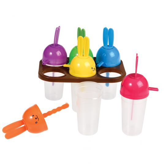 Woodland Bunnies Ice Lolly Makers (set Of 6) Rex London