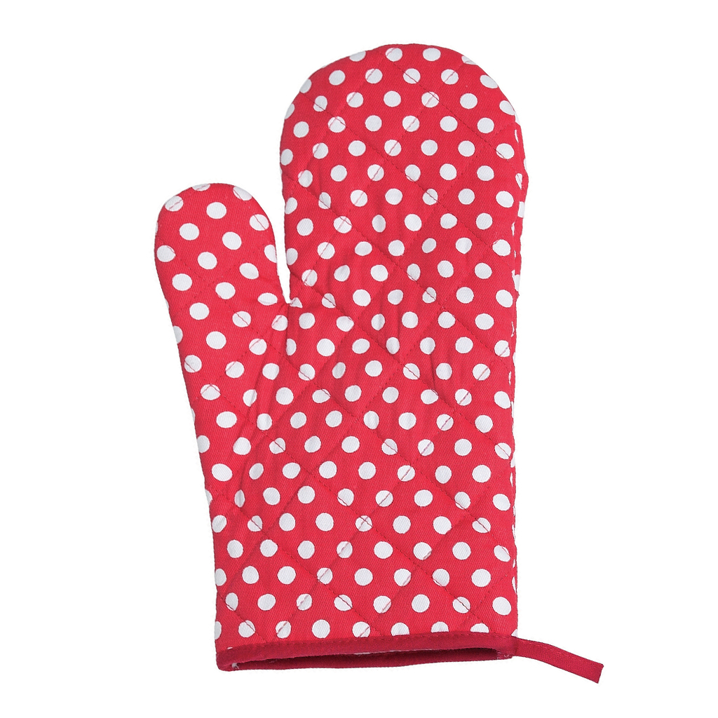 Red Retrospot Oven Glove Rex London