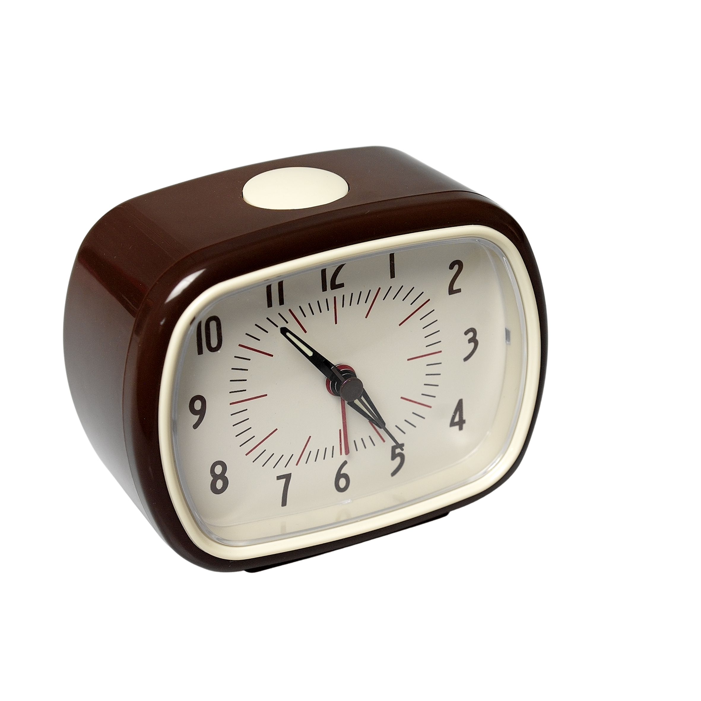 Retro Brown Alarm Clock | Rex London