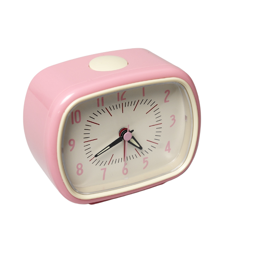 Pink Retro Alarm Clock Rex London