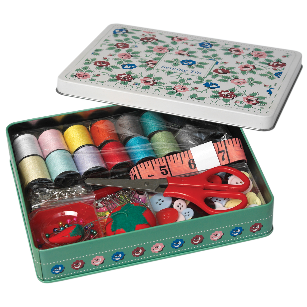 Rambling Rose Deluxe Sewing Kit Rex London
