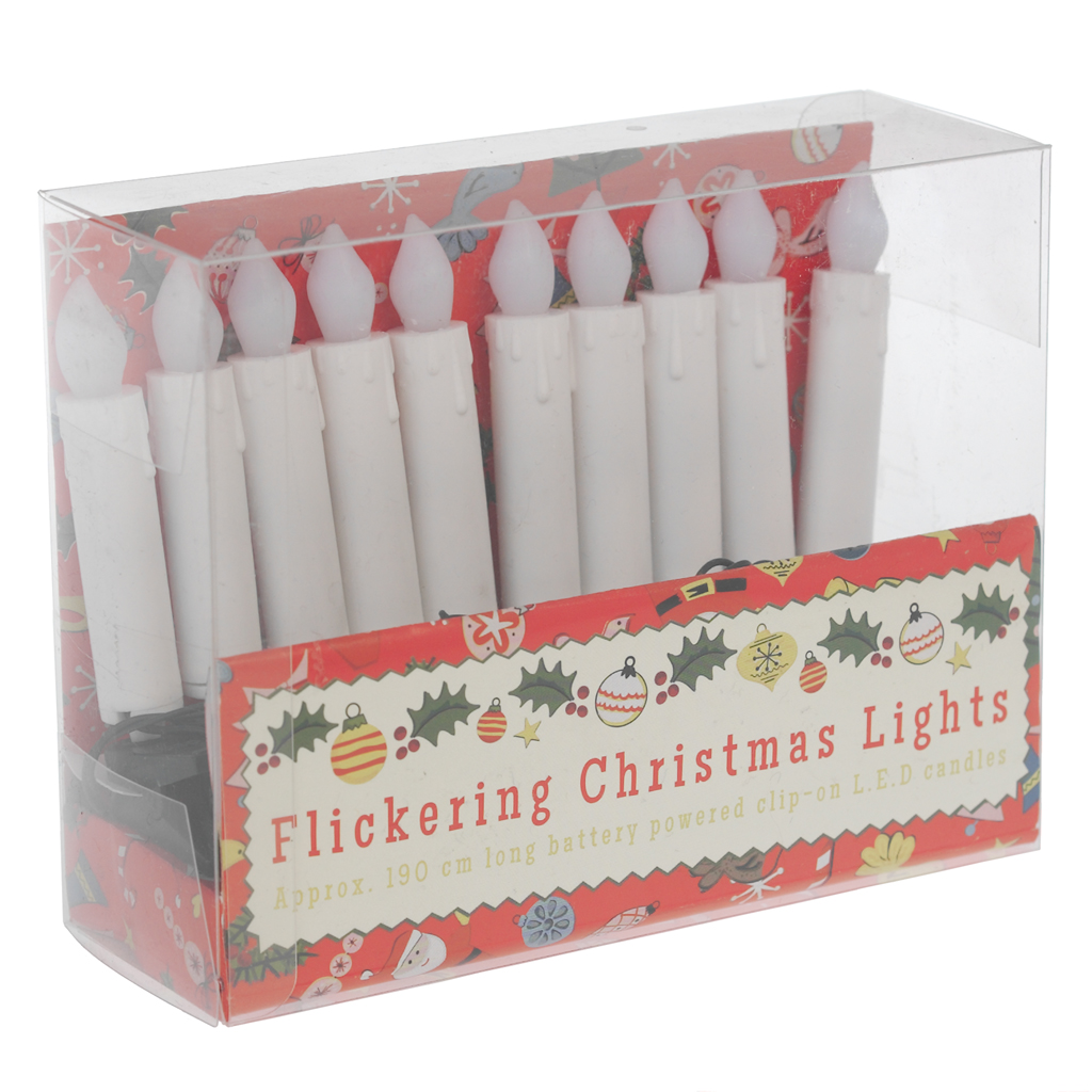 Flickering Christmas Candle Led Tree Lights Rex London