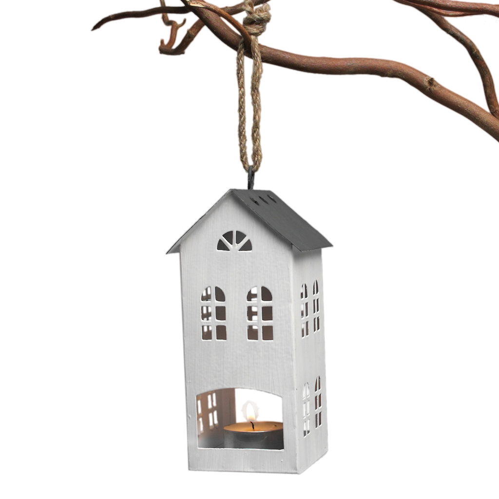 Amsterdam Tall House Tealight Holder Rex London